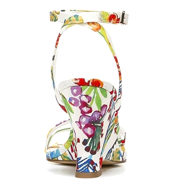 New w/o Box Franco Sarto L-Franca Ankle Strap Wedge Dress Sandals Size 6.5 - Picture 4 of 7